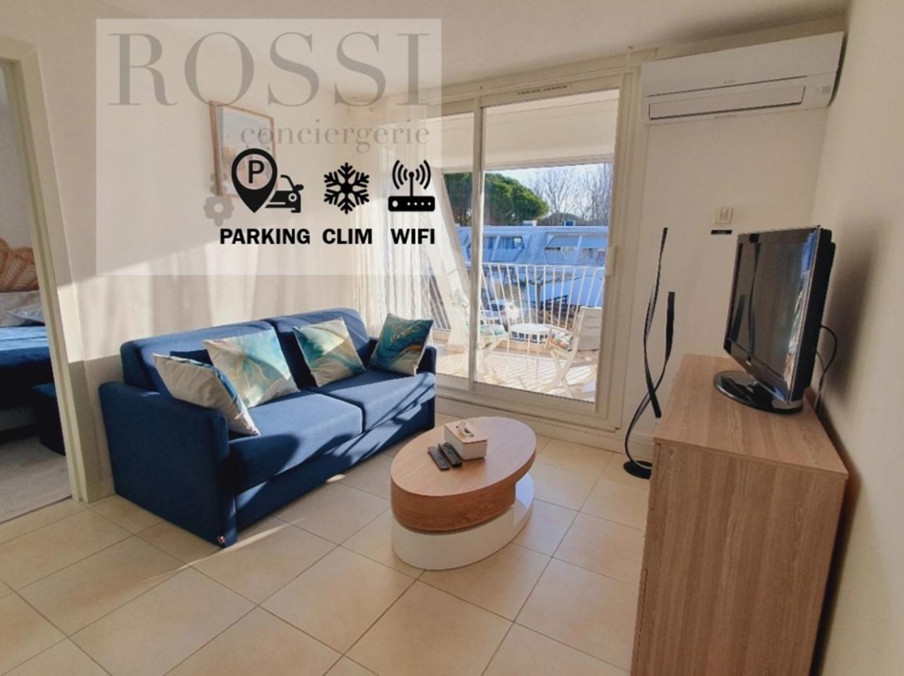 T2 West City Parking Clim Wifi 4Pers - Rossiconciergerie - Linge Inclus La Grande Motte Exteriér fotografie